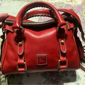 Dooney & Bourke Red Florentine Micro Satchel
